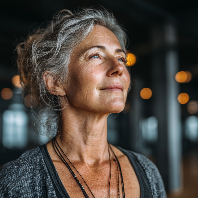 Група практикує йогу на природі